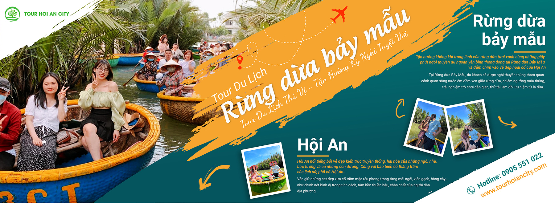 Tour Rừng Dừa Bảy Mẫu Hội An